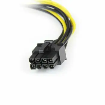 Power Cord Startech LP4PCIEX8ADP Yellow/Black White