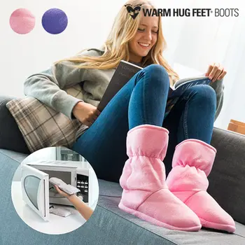 Warm Hug Feet Microwavable Boots