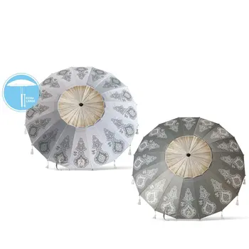 Beach parasol Ø 240 cm SPF50+ Oriental
