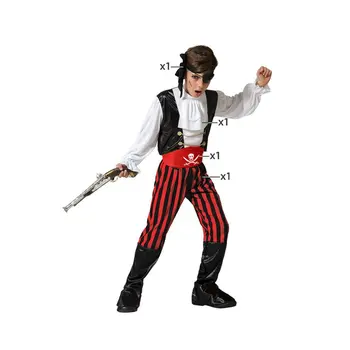 Children's costume Pirate Multicolour Pirates 3-4 Years 5-6 Years