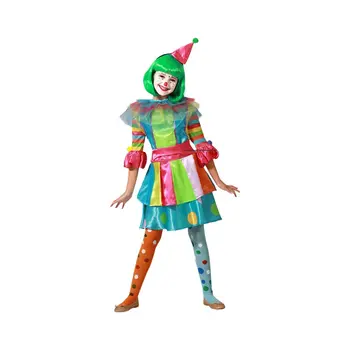 Costume for Children Female Clown 10-12 Years