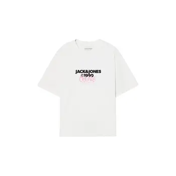 Men’s Short Sleeve T-Shirt Jack & Jones JORBUSHWICK TEE SS CREW NECK FST 12263939 White