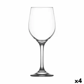 Wine glass set LAV Fame high 395 ml Wine 6 Pieces (4 Units)