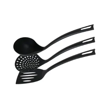 Set of Kitchen Utensils Quttin   Nylon Black 3 Pieces (20 Units)