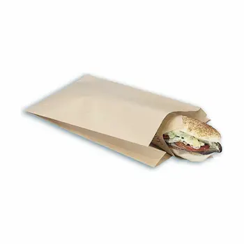 Sandwich Box Algon kraft paper 27 x 12 cm Disposable 30 Pieces (24 Units)