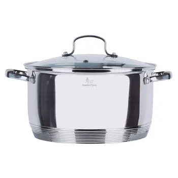 Casserole with lid Santa Clara Ø 22 x 30 x 11 cm (2 Units)
