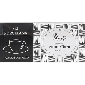 Coffee Set Santa Clara 90 ml (6 Units)