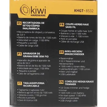 Hedge trimmer Kiwi 7,2 V