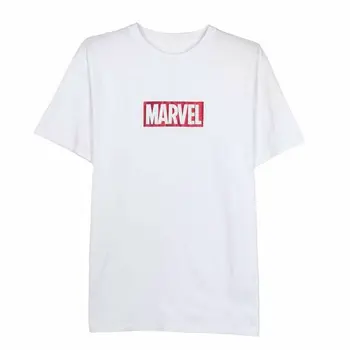 Men’s Short Sleeve T-Shirt Marvel White