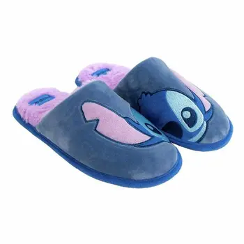 House Slippers Stitch Blue 40-41