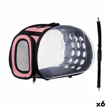 Carrier Mascow 225 Black Pink Plastic 37 x 17 x 22 cm (6 Units)