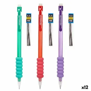 Pencil Lead Holder Pincello 475 Blue Red Green Pencil Leads 0.5 mm (12 Units)