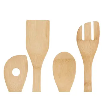 Set of Kitchen Utensils Kinvara 90960 Bamboo (12 Units)