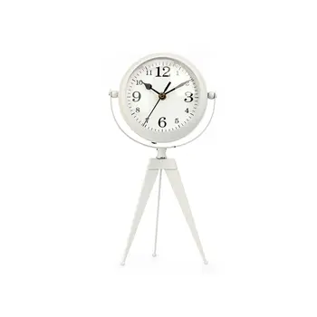 Table clock Gift Decor 904 White Tripod (4 Units)