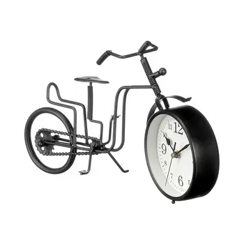 Table clock Gift Decor 911 Black Bicycle (4 Units)
