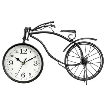 Table clock Gift Decor 912 Black Bicycle (4 Units)