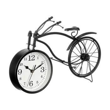 Table clock Gift Decor 912 Black Bicycle (4 Units)