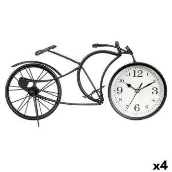 Table clock Gift Decor 913 Black Bicycle (4 Units)