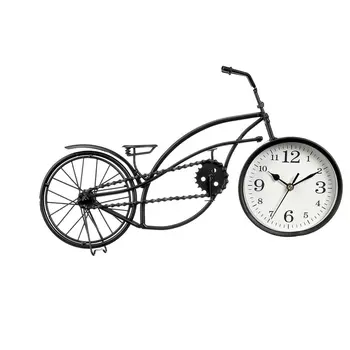 Table clock Gift Decor 915 Black Bicycle (4 Units)