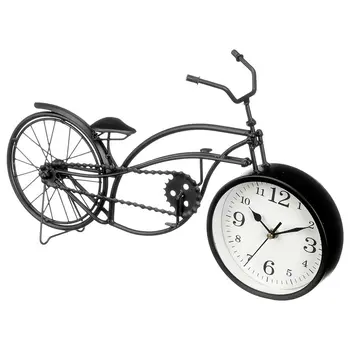 Table clock Gift Decor 915 Black Bicycle (4 Units)