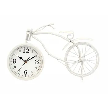 Table clock Gift Decor 918 White Bicycle (4 Units)