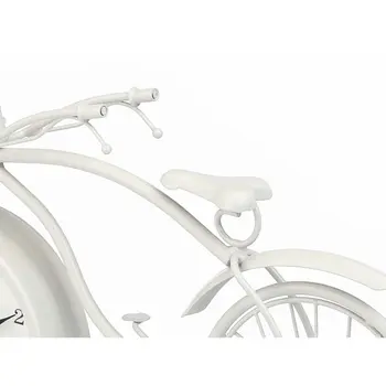 Table clock Gift Decor 918 White Bicycle (4 Units)