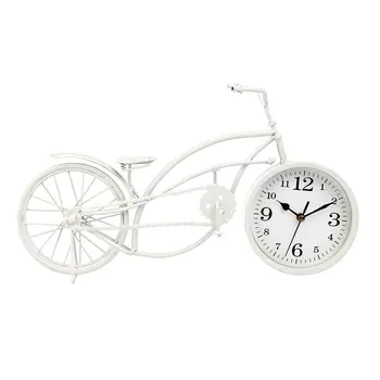 Table clock Gift Decor 921 White Bicycle (4 Units)