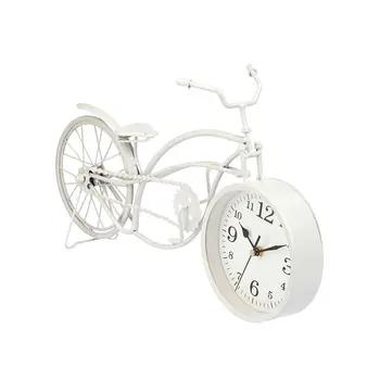 Table clock Gift Decor 921 White Bicycle (4 Units)