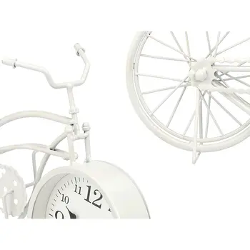 Table clock Gift Decor 921 White Bicycle (4 Units)