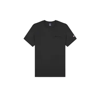 Men’s Short Sleeve T-Shirt Champion Crewneck Black