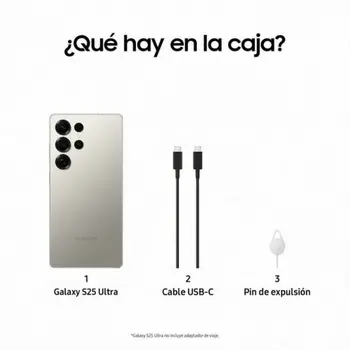 Smartphone Samsung SM-S938BZTHEUE 6,9" Qualcomm Snapdragon 8 Elite 12 GB RAM 1 TB Grey Titanium