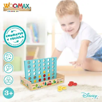 4 in a Row Disney 25 x 16 x 15,5 cm (6 Units) (37 Pieces)