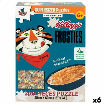Puzzle Colorbaby Kellogg's Frosties 300 Pieces 6 Units 60 x 45 x 0,1 cm