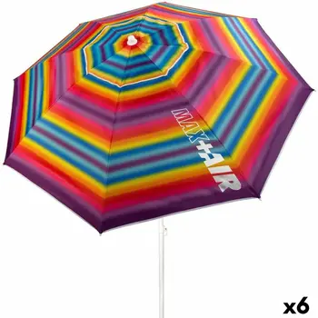 Sunshade Aktive Multicolour Oxford Steel Oxford fabric 200 x 200 x 200 cm (6 Units)