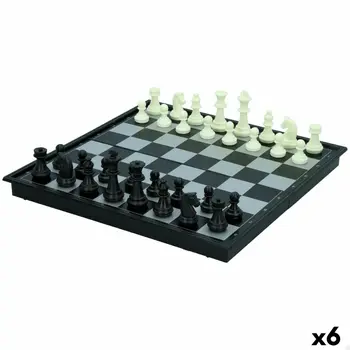 Chess and Checkers Board CB Games Plastic (6 Units)