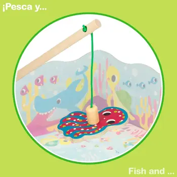 Board game Lisciani Montessori Fishing (6 Units)