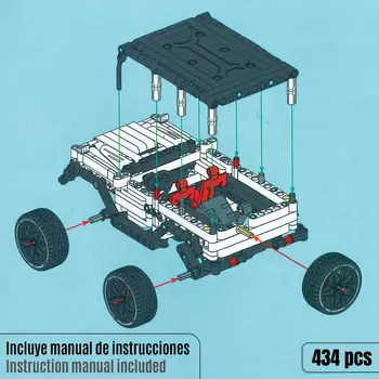 Construction set Car 434 Pieces