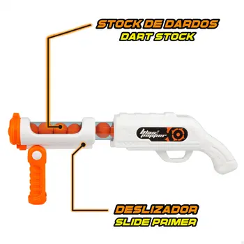 Toy guns Colorbaby 51 x 10 x 5 cm 6 Units