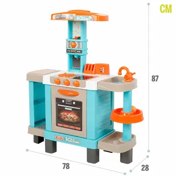 Toy kitchen 78 x 87 x 28 cm (2 Units)