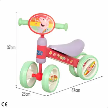 Tricycle Peppa Pig Multicolour 47 x 37 x 25 cm (2 Units)