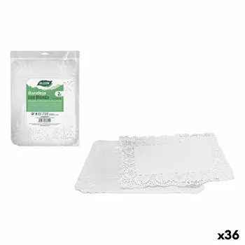 Set of Food Trays Algon Rectangular 22 x 28 cm 2 Pieces (36 Units)