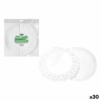 Snack tray Algon Circular 35 cm (30 Units)