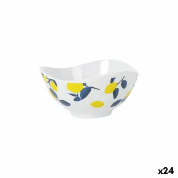 Snack Bowl La Mediterránea Lemon 12 cm (24 Units)