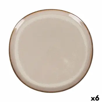 Dessert dish Duomo Beige Ø 21 cm (6 Units)