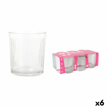 Set of glasses La Mediterránea STRAIGHT 6 Pieces (6 Units)