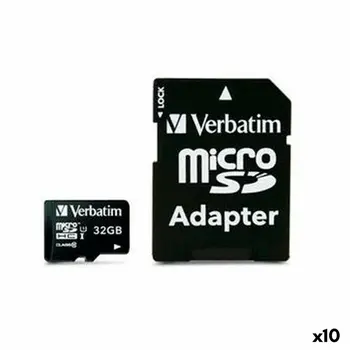 SDHC Memory Card Verbatim 32 GB (10 Units)
