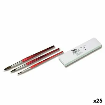 Paintbrushes Jovi PONEY Nº12 Brown 20,3 cm 10,3 mm 12 Pieces (25 Units)