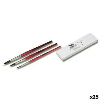 Paintbrushes Jovi PONEY Nº 6 Brown 18,6 cm Ø 6,5 mm 12 Pieces (25 Units)
