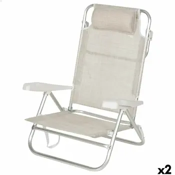 Beach Chair Aktive 47 x 82 x 49 cm (2 Units)