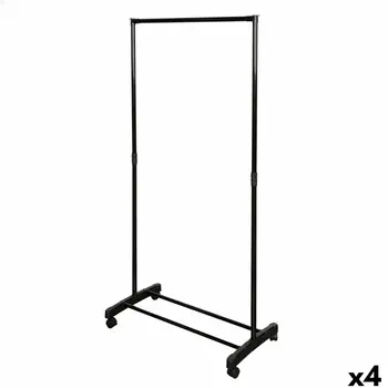 Coat rack Max Home Steel Plastic 75 x 157 x 42 cm (4 Units)